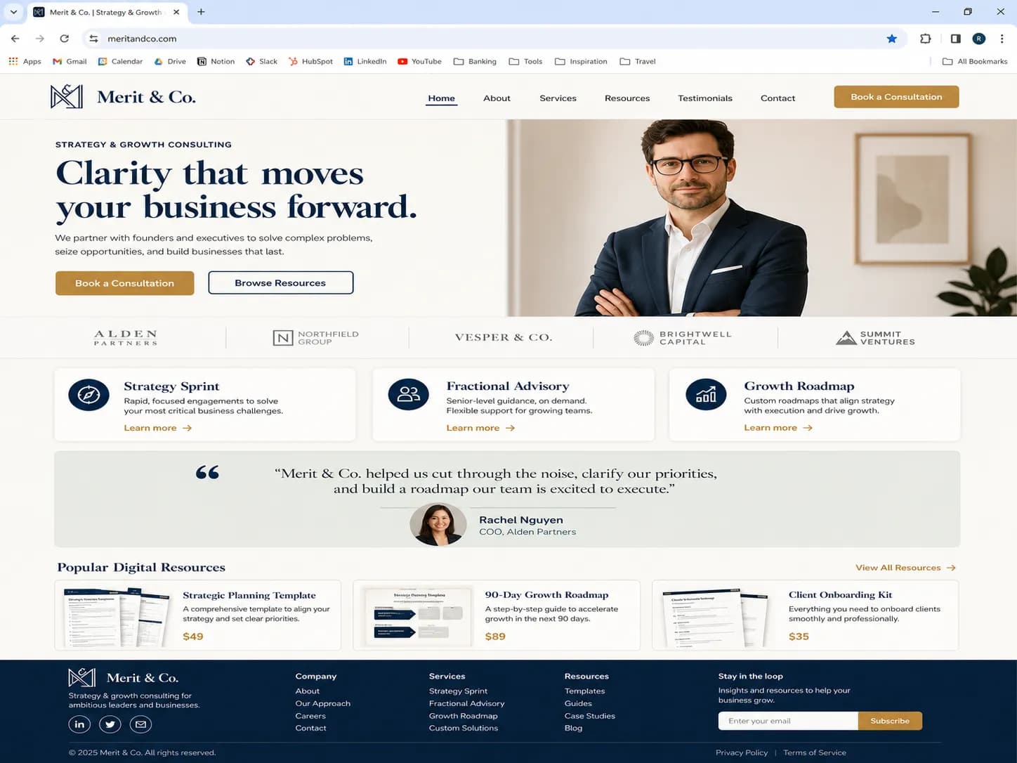 Six-Page Consulting Website Build