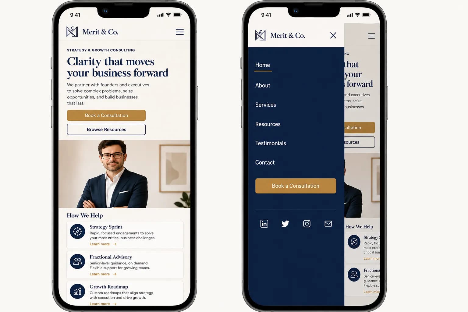 Six-Page Consulting Website Build