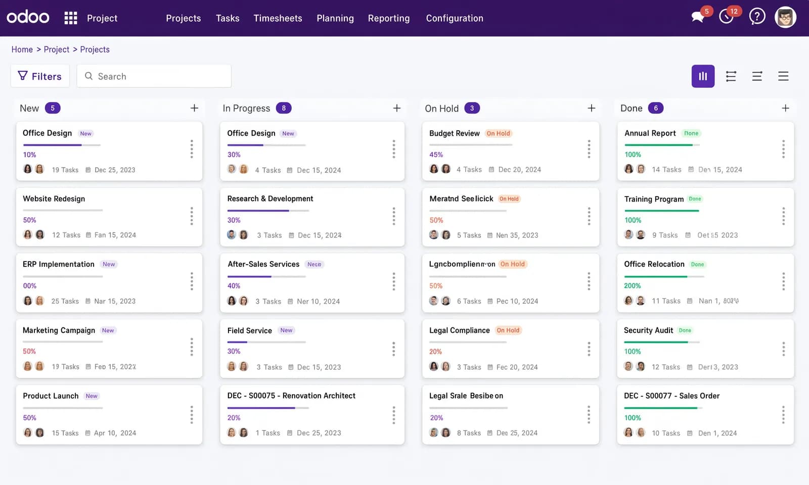 Odoo Project Management & Timesheet Automation | Task, Resource & Team Management