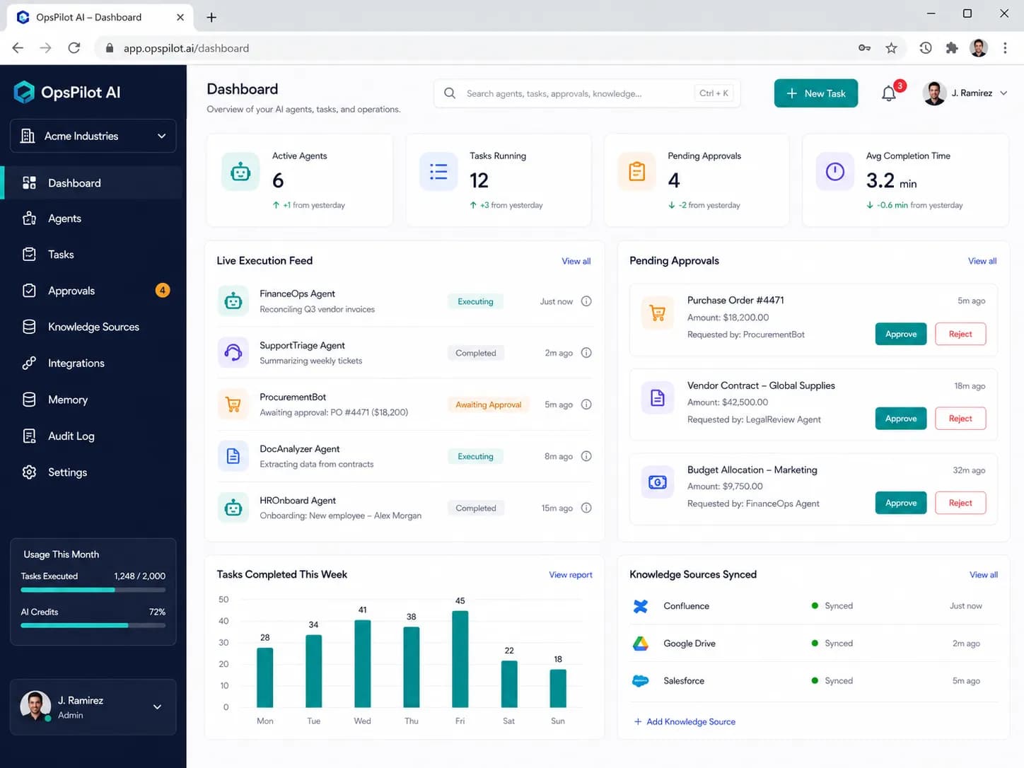 Autonomous AI Business Operations Agent