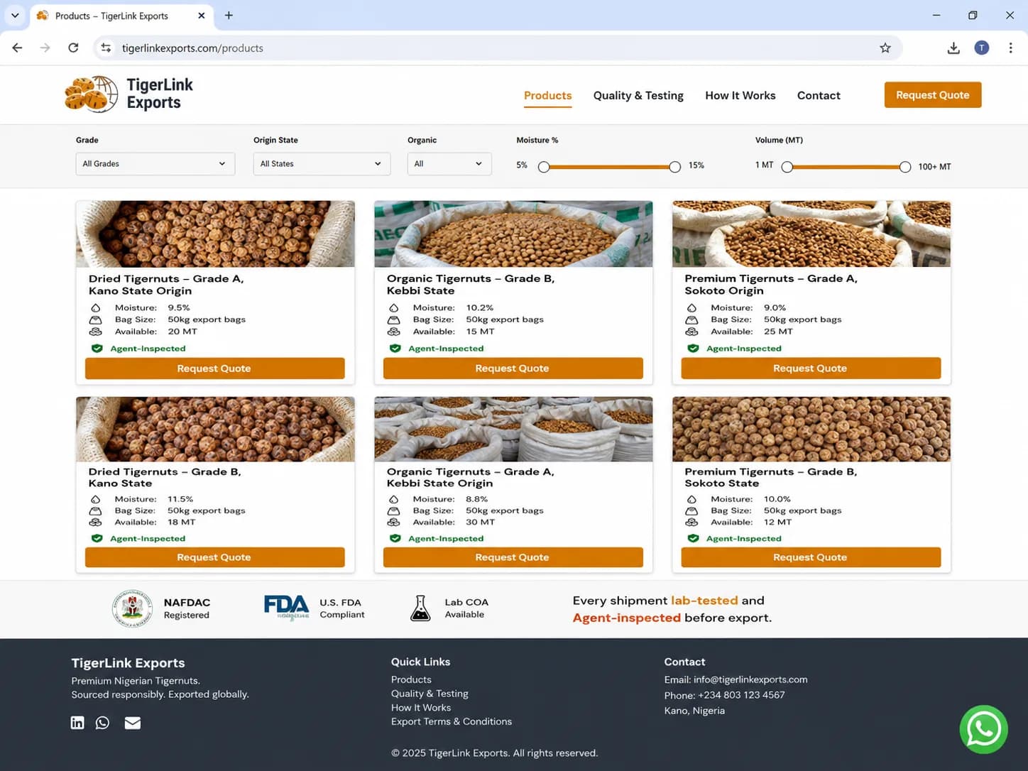Simple E-Commerce Website Design