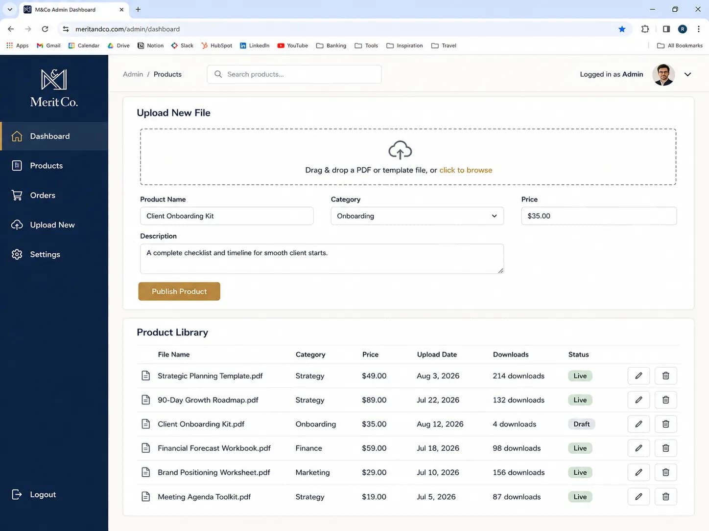 Six-Page Consulting Website Build