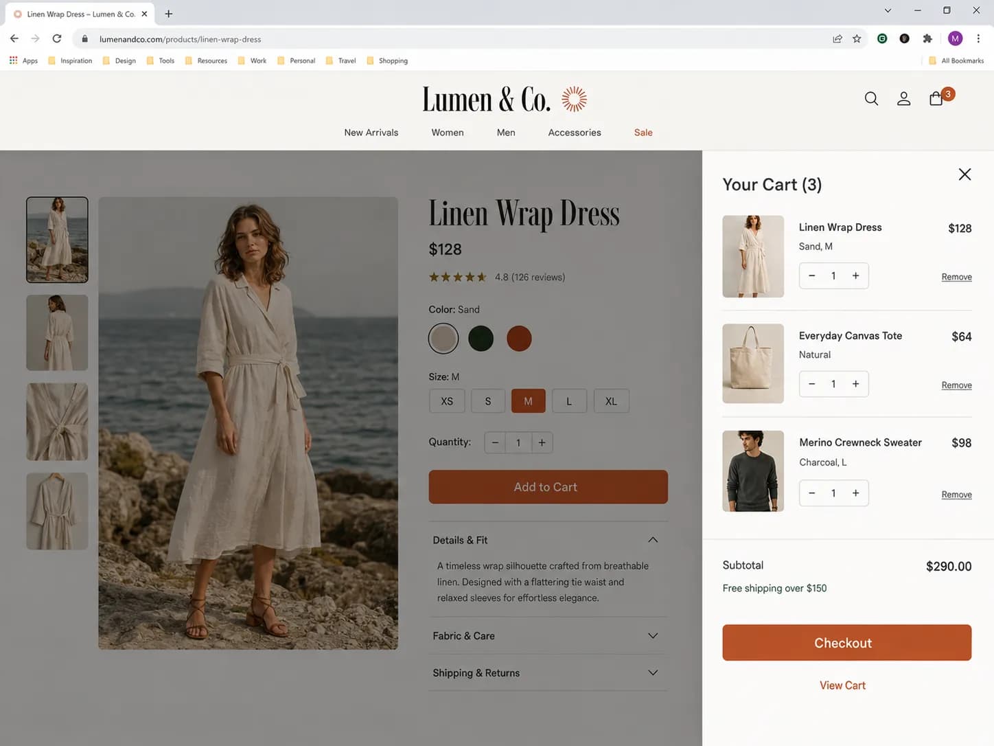 Modern E-commerce Store Creation