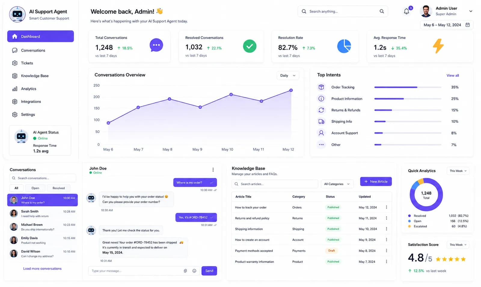 AI Customer Support Agent