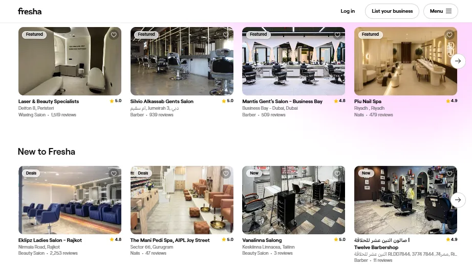 SalonFinder – Client-Facing Salon & Spa Marketplace App
